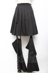 画像1: Amavel / Rockin' Girl レッグカバー付きスカパン F 黒 Y-25-11-30-222-CA-SK-SZ-ZI (1)