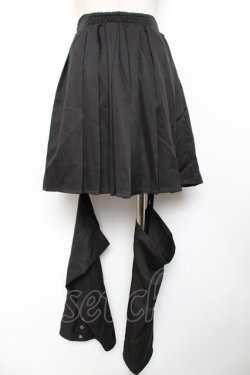 画像2: Amavel / Rockin' Girl レッグカバー付きスカパン F 黒 Y-25-11-30-222-CA-SK-SZ-ZY