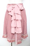 axes femme kawaii / バックリボンスカート M ピンク Y-25-11-30-223-AX-SK-SZ-ZY