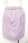 画像2: axes femme Kawaii / 刺繍ポケットスカート M ラベンダーY-25-11-30-224-AX-SK-SZ-ZH (2)