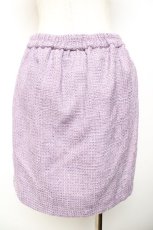 画像2: axes femme Kawaii / 刺繍ポケットスカート M ラベンダーY-25-11-30-224-AX-SK-SZ-ZH (2)