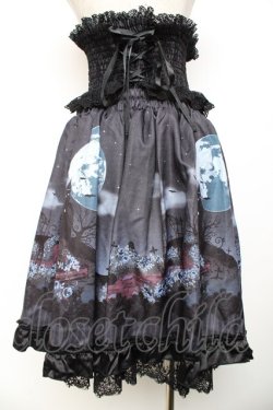 画像2: axes femme kawaii / トリックナイトスカート M 黒 Y-25-11-30-225-AX-SK-SZ-ZY