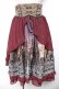 画像1: axes femme kawaii / ミスティックノクターンスカート M ワイン Y-25-11-30-226-AX-SK-SZ-ZY (1)