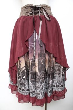 画像2: axes femme kawaii / ミスティックノクターンスカート M ワイン Y-25-11-30-226-AX-SK-SZ-ZY