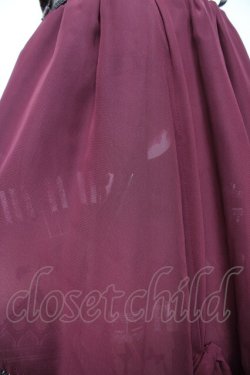 画像3: axes femme kawaii / ミスティックノクターンスカート M ワイン Y-25-11-30-226-AX-SK-SZ-ZY