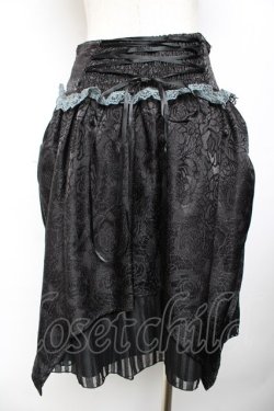 画像2: axes femme kawaii / コルセット風スカート M 黒 Y-25-11-30-227-AX-SK-SZ-ZY