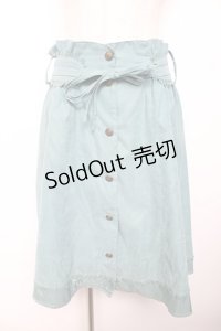 axes femme kawaii / ベルト付きスカート M グリーン Y-25-11-30-228-AX-SK-SZ-ZY