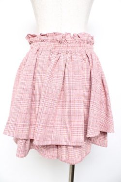 画像2: axes femme kawaii / ツイードキュロット M ピンク Y-25-11-30-230-AX-PA-SZ-ZY