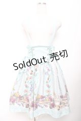 axes femme kawaii / シュガリータイムサス付スカート M ミント Y-25-11-30-234-AX-SK-SZ-ZI