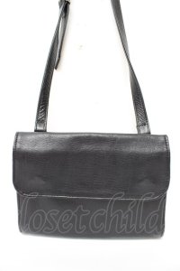 powder / レザーポシェット  黒 Y-25-11-30-028-LO-BG-SZ-ZY