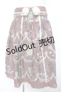 axes femme kawaii / クラシックオーシャンスカート M ワイン Y-25-11-30-238-AX-SK-SZ-ZY