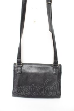 画像2: powder / レザーポシェット  黒 Y-25-11-30-028-LO-BG-SZ-ZY