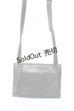 画像2: powder / レザーポシェット  黒 Y-25-11-30-028-LO-BG-SZ-ZTK021