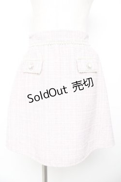 画像1: evelyn / パールラインスカート  ピンクY-25-11-30-240-LO-SK-SZ-ZT591