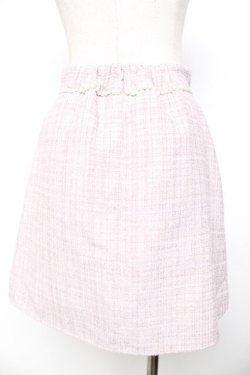 画像2: evelyn / パールラインスカート  ピンク Y-25-11-30-240-LO-SK-SZ-ZY