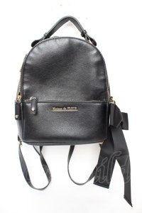 Maison de FLEUR / りぼんMリュック M ブラック Y-25-11-30-029-LO-BG-SZ-ZY