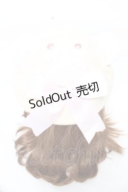 画像1: Nile Perch / くまさんニットベレー  アイボリー Y-25-11-30-030-LO-AC-SZ-ZY