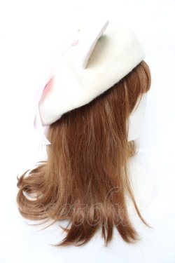 画像4: Nile Perch / くまさんニットベレー  アイボリー Y-25-11-30-030-LO-AC-SZ-ZY