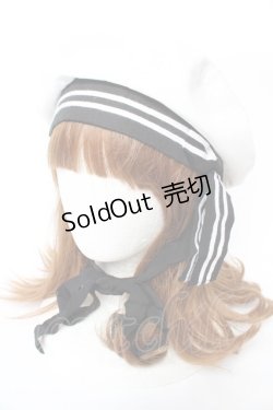 画像1: metamorphose / セーラーベレー帽  白 Y-25-11-30-031-ME-AC-SZ-ZY