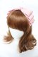 画像1: m petit by misako / NINA'sコラボ AM*NIリボンカチューシャ  中桃 Y-25-11-30-034-LO-AC-SZ-ZY (1)
