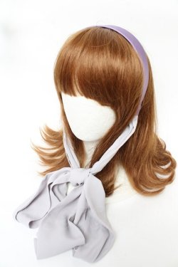 画像1: axes femme POETIQUE / ビッグリボンカチューシャ  ラベンダー Y-25-11-30-035-AX-AC-SZ-ZY