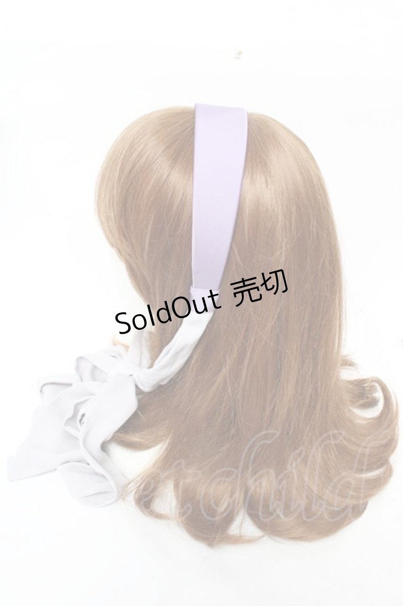画像2: axes femme POETIQUE / ビッグリボンカチューシャ  ラベンダー Y-25-11-30-035-AX-AC-SZ-ZT445-F002 (2)
