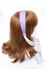 画像3: axes femme POETIQUE / ビッグリボンカチューシャ  ラベンダー Y-25-11-30-035-AX-AC-SZ-ZT445-F002 (3)