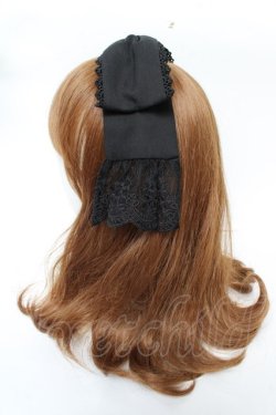 画像2: Chalmiere / リボンカチューシャ  黒 Y-25-11-30-038-LO-AC-SZ-ZY