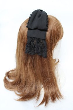 画像3: Chalmiere / リボンカチューシャ  黒 Y-25-11-30-038-LO-AC-SZ-ZY