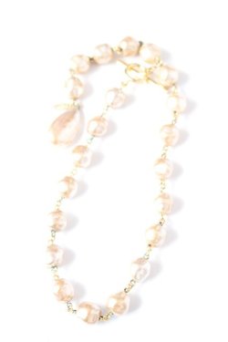 画像4: INGEBORG / パールチェーン付きウールジャケット F 青 Y-25-12-01-049-LO-JA-SZ-ZY