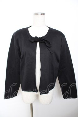 画像1: INGEBORG / セーラーカラーボレロ F 黒 Y-25-12-01-051-LO-TO-SZ-ZY