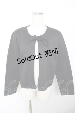 画像1: INGEBORG / セーラーカラーボレロ F 黒 Y-25-12-01-051-LO-TO-SZ-ZY