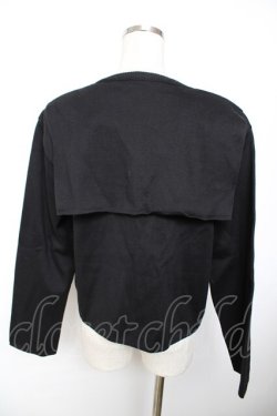 画像2: INGEBORG / セーラーカラーボレロ F 黒 Y-25-12-01-051-LO-TO-SZ-ZY