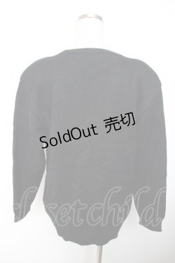 画像2: PINK HOUSE / ひなぎくモチーフニット F 黒 Y-25-12-01-052-LO-TO-SZ-ZY