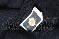 画像3: PINK HOUSE / ひなぎくモチーフニット F 黒 Y-25-12-01-052-LO-TO-SZ-ZY