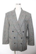 INGEBORG / チェック柄ウールジャケット F チャコール Y-25-12-01-054-LO-JA-SZ-ZY