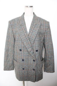 INGEBORG / チェック柄ウールジャケット F チャコール Y-25-12-01-054-LO-JA-SZ-ZY