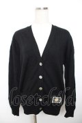PINK HOUSE / ワッペン付きカーディガン  黒 Y-25-12-01-058-LO-TO-SZ-ZY