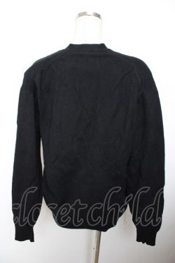 画像2: PINK HOUSE / ワッペン付きカーディガン  黒 Y-25-12-01-058-LO-TO-SZ-ZY