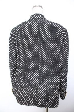 画像2: INGEBORG / ドット総柄ジャケット  黒 Y-25-12-01-060-LO-JA-SZ-ZY