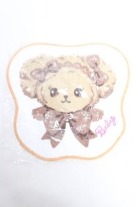 BABY, THE STARS SHINE BRIGHT / くまくみゃちゃんのおかおタオルハンカチ  ブラウン Y-25-12-01-010-BA-ZA-SZ-ZY