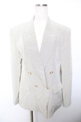 INGEBORG / ドット柄ジャケット F 黒 Y-25-12-01-065-LO-JA-SZ-ZY