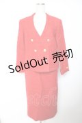 INGEBORG / ツイード風セットアップ  赤 Y-25-12-01-071-LO-JA-SZ-ZY