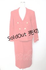 INGEBORG / ツイード風セットアップ  赤 Y-25-12-01-071-LO-JA-SZ-ZY