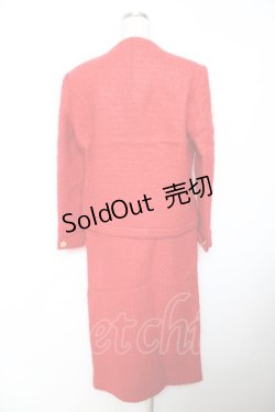 画像2: INGEBORG / ツイード風セットアップ  赤 Y-25-12-01-071-LO-JA-SZ-ZY