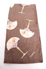 INGEBORG / アンティーク柄ストール  ブラウン Y-25-12-01-012-LO-ZA-SZ-ZY