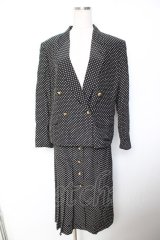 INGEBORG / ドット柄セットアップ F 黒 Y-25-12-01-073-LO-JA-SZ-ZY
