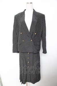 INGEBORG / ドット柄セットアップ F 黒 Y-25-12-01-073-LO-JA-SZ-ZY