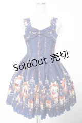 嬰梵塔.Infanta / 白雪姫ジャンパースカートセット M 紺 Y-25-12-01-077-LO-OP-SZ-ZY