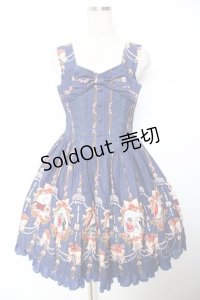 嬰梵塔.Infanta / 白雪姫ジャンパースカートセット M 紺 Y-25-12-01-077-LO-OP-SZ-ZY